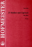 25 STUDIES AND CAPRICES