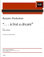 IS BUT A DREAM