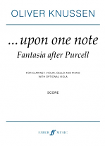...UPON ONE NOTE (piano score)