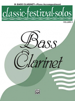 CLASSIC FESTIVAL SOLOS Volume 2 Bass Clarinet part