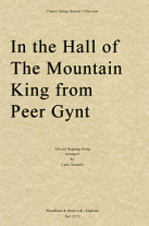 IN THE HALL OF THE MOUNTAIN KING from Peer Gynt (score & parts)