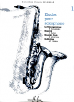 ETUDES POUR SAXOPHONE Volume 1