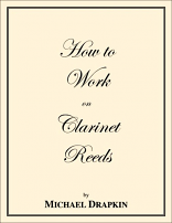 HOW TO WORK ON CLARINET REEDS