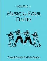 MUSIC FOR FOUR FLUTES Volume 1 (score & parts)