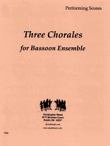 THREE CHORALES (playing scores)
