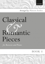 CLASSICAL AND ROMANTIC PIECES for Bassoon Book 1