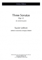 THREE SONATAS Op.12