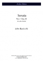 SONATA No.1 Op.20