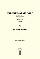 ANDANTE AND ALLEGRO (score & parts)
