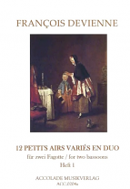 DOUZE PETITS AIRS VARIES EN DUO Book 1