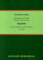 RIGOLETTO Selection (score & parts)