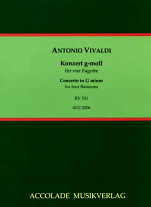 CONCERTO in G minor RV531 (score & parts)