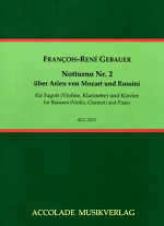NOTTURNO No.2 on Arias of Mozart & Rossini
