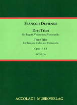 SIX TRIOS Op.17 Nos.1-3 score & parts