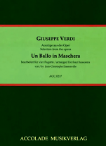 UN BALLO IN MASCHERA selection score & parts