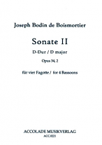 SONATA No.2 in D major Op.24 No.2 score & parts