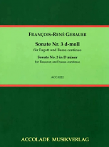 SONATA No.3 in d minor