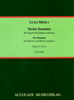 SIX SONATAS Op.3 Volume 2