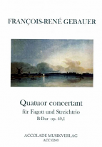 QUATUOR CONCERTANT in Bb Op.40 No.1