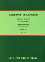 SONATA No.6 in E minor Op.34 No.6 score & parts