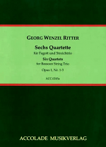 SIX QUARTETS Op.1, Nos.1-3 score & parts