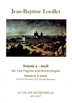 SONATA in A minor (score & parts)