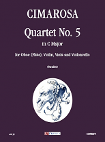 QUARTET No.5 in C major (score & parts)
