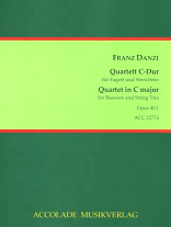 QUARTET in C major Op.40 No.1 (score & parts)