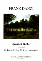 QUARTET in Bb major Op.40 No.3 (score & parts)