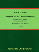 POTPOURRI Op.18 on themes from 'Preziosa' by Weber