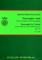 PASSACAGLIA in C minor BWV582 score & parts