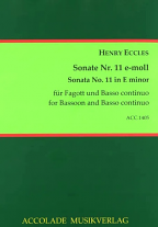 SONATA No.11 in E minor