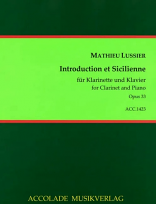 INTRODUCTION & SICILIENNE Op.33
