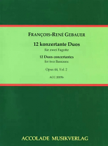 TWELVE CONCERTANTE DUOS Op.44 Volume 2 Nos.4-6