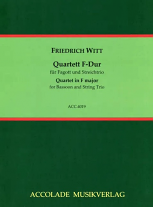 QUARTET in F major score & parts