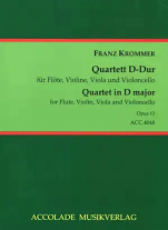 QUARTET in D major Op.13 score & parts
