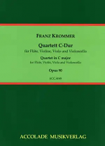 QUARTET in C major Op.90 score & parts