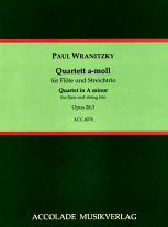QUARTET in A minor Op.28 No.3 score & parts