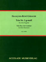 TRIO No.2 in G minor (score & parts)