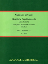 COMPLETE BASSOON CONCERTOS Volume 1 Solo Parts