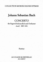 CONCERTO in D minor BWV 1056 (score & parts)