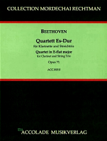 QUARTET in Eb major Op.71 (score & parts)