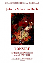 CONCERTO in G minor, BWV1041