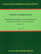 ROMANCES Op.40 & Op.50 (score & parts)