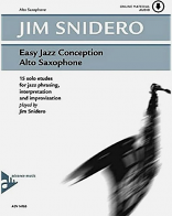 EASY JAZZ CONCEPTION Alto Saxophone + CD