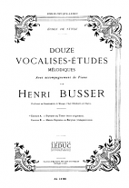 12 VOCALISES-ETUDES MELODIQUES piano accompaniment