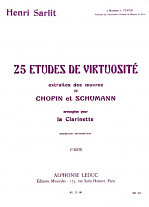 25 ETUDES DE VIRTUOSITE Volume 1