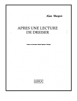 APRES UNE LECTURE DE DREISER