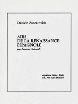 AIRS DE LA RENAISSANCE ESPAGNOLE
