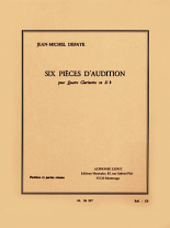 SIX PIECES D'AUDITION score and parts
